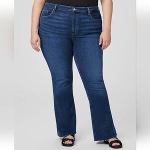 PAIGE High Rise Laurel Canyon Boot Cut Jeans Size 24w New With Tags
